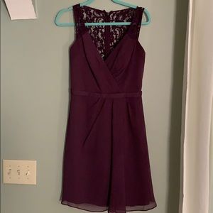 Purple David’s Bridal Dress